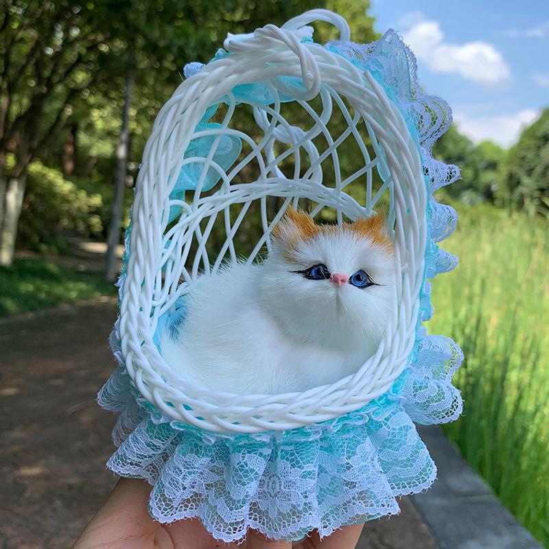 

Подвесная корзина игрушка для кошки, детская игрушка, симуляция звука может позвать кошку, подарок на день рождения ребенка, игрушка для ролевых игр