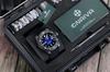 ENRIVA Men's Automatic Diver Watch – NH35 Movement, 1000M Water Resistant, Sapphire Crystal, Ceramic Bezel, Blue Dial, 2 Straps & Tool Kit