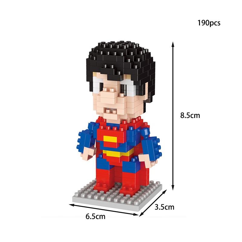 Marvel Spiderman Thor Iron Man Building Block Superhero Figure Kids Toys Gift