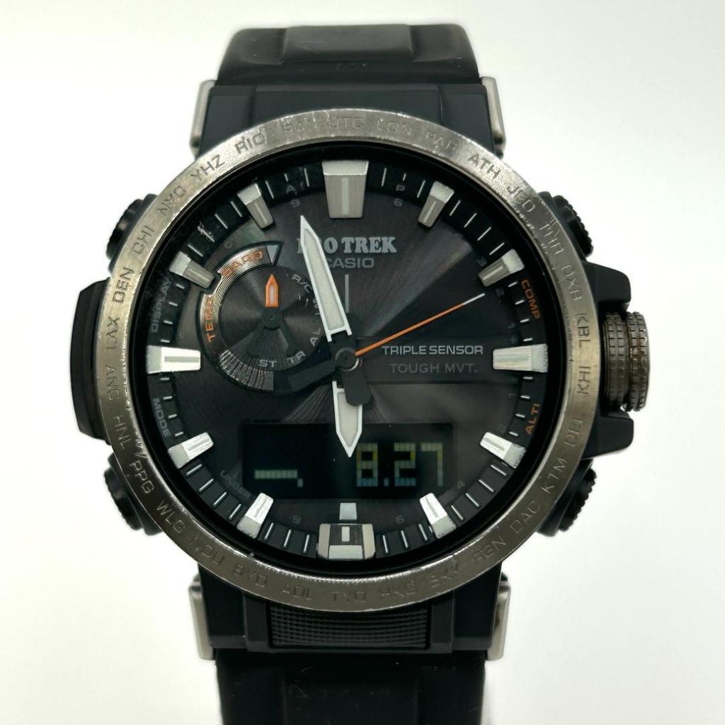 Used CASIO PRO TREK PRW-60Y Climber Line Radio Solar