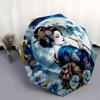 Geisha, Moonlit Night Themed Automatic Opening and Closing Umbrella, Brightly Colored 8 rib Portable Umbrella, Suitable for Men and Women, A