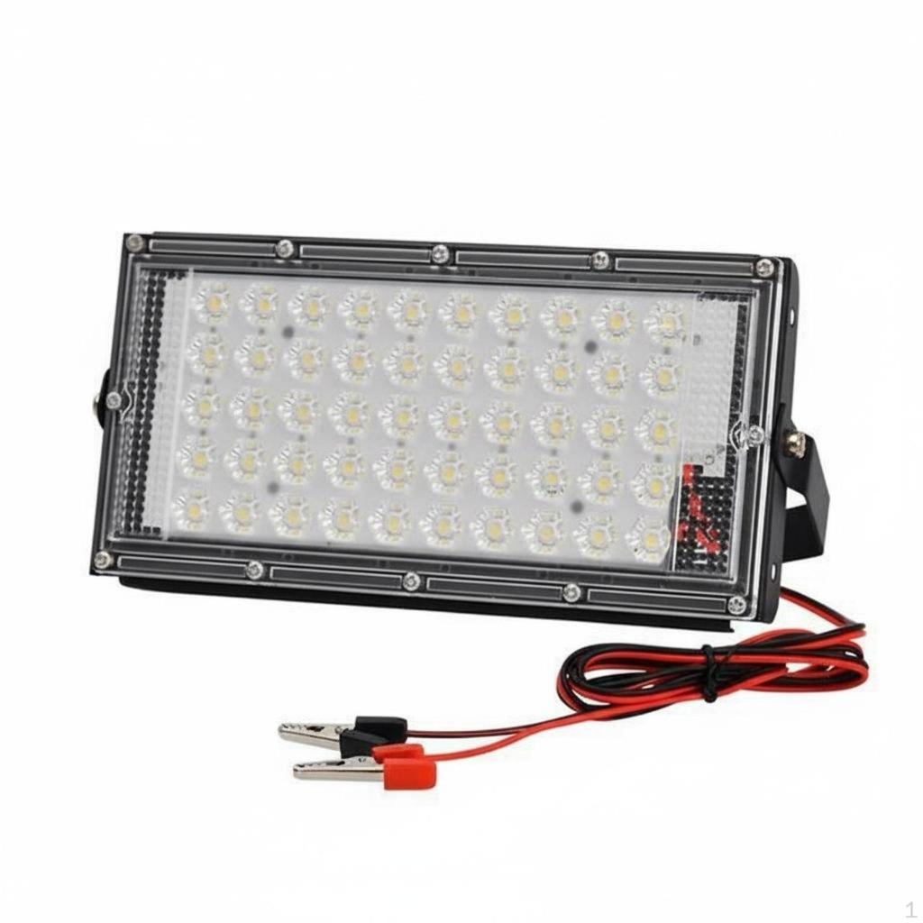LED Flood Light Waterproof DC Low Electric Potential Lamp Water Resistant 12V Portable Work