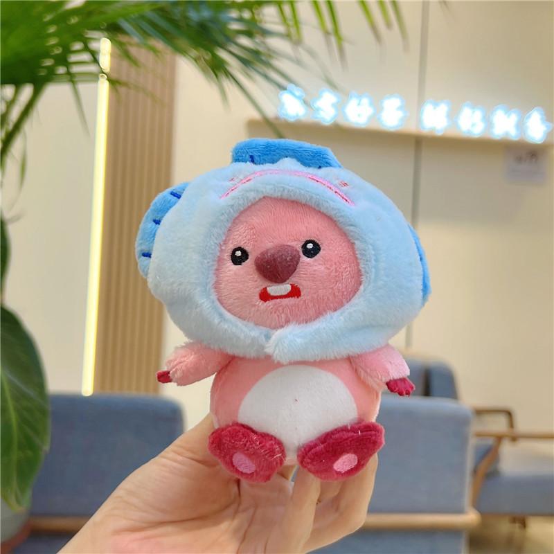 Internet Celebrity Cute Cute Little Beaver Pendant Plush Toy Doll Bag Pendant Keychain Rag Doll