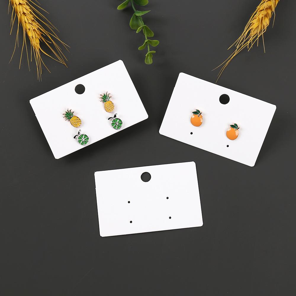 Kraft Paper Earring Display Cards for Studs