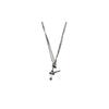 Bebello [Bs-273] 925 Silver Cross Chain Necklace