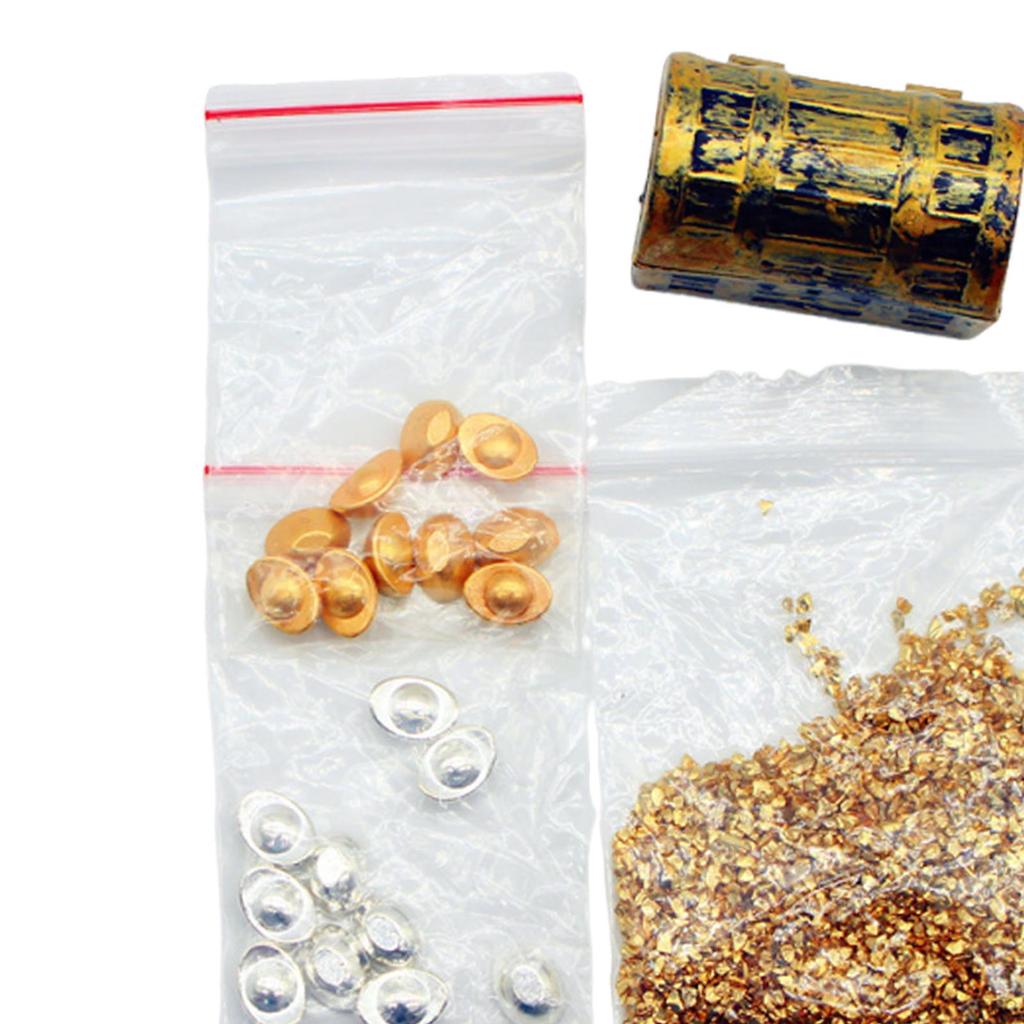 Dollhouse Treasure Chest Miniature Smooth Furniture Accessories for Birthday