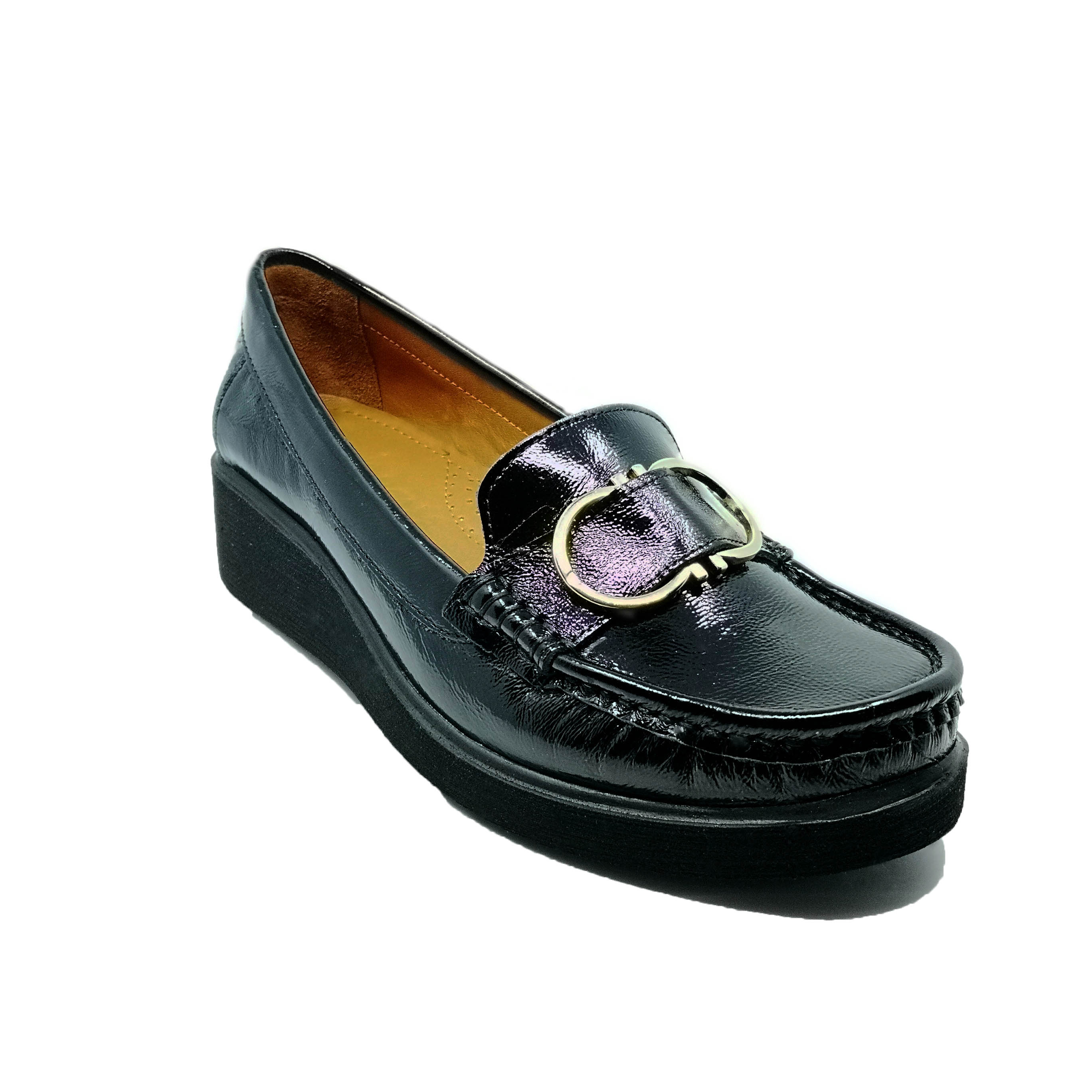 

Женские лоферы из натуральной кожи Janestt из лакированной кожи 145-15-745