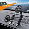 Car Phone Holder 360° Rotate Metal Magnetic Foldable Magsafe Phone Stand Air Vent Magnet Mount GPS Support For All Phones