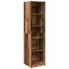 Wardrobe with Vintage Wood Look 50 X 50 X 200 Cm Engineered Wood