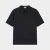 Weekhour STripe Open Collar T shirT Black