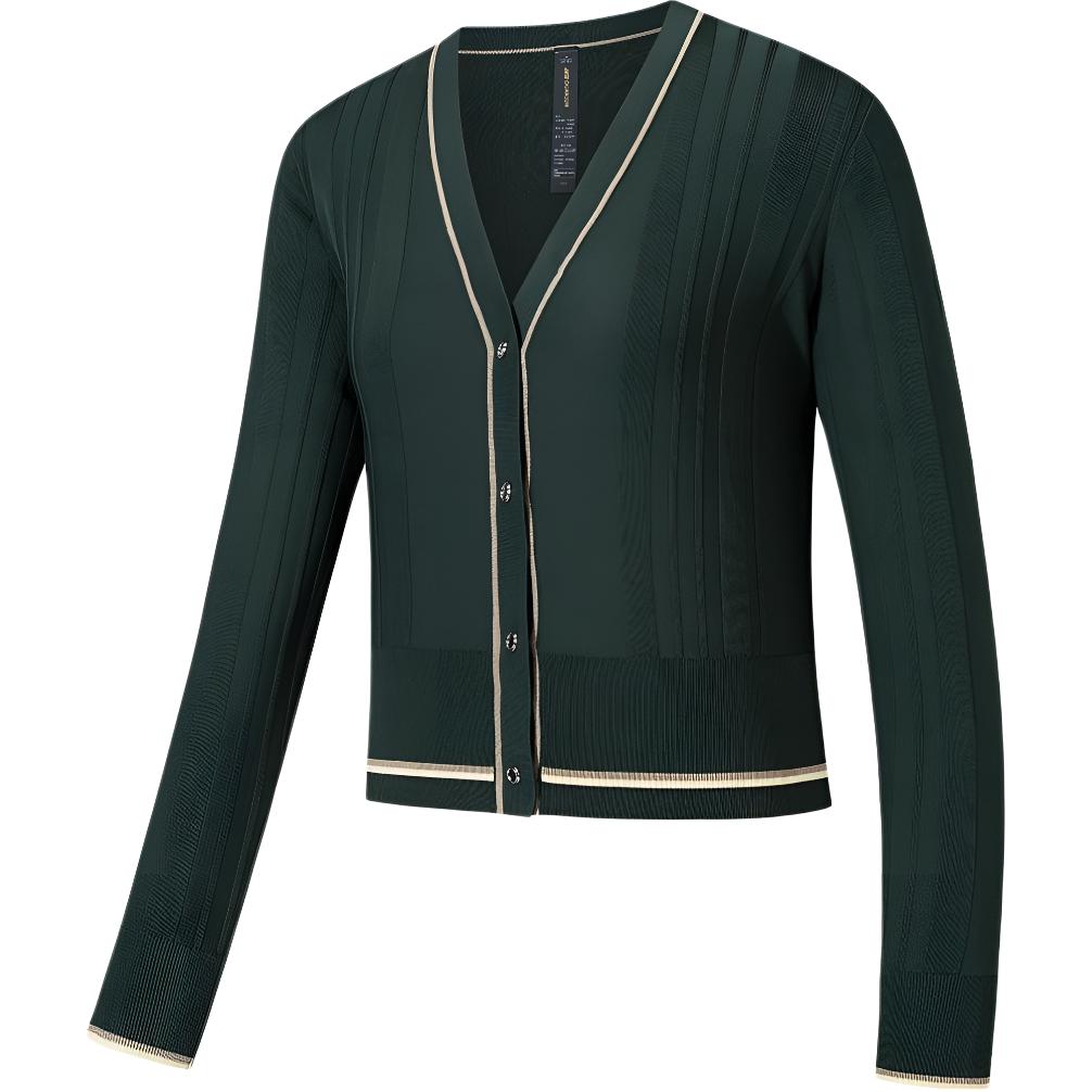 

Anta Champion Серия Всепогодная Спорт Кэжуал Простой Удобный Универсальный Вязаный Топ с Длинным Рукавом в Полоску с Цветными Блоками Женские топы 162530707-2 M