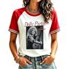 Women's Fashion Casual Short Sleeve Neck Printed T-Shirt