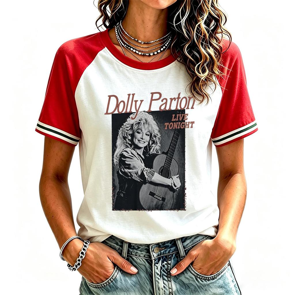Women's Fashion Casual Short Sleeve Neck Printed T-Shirt