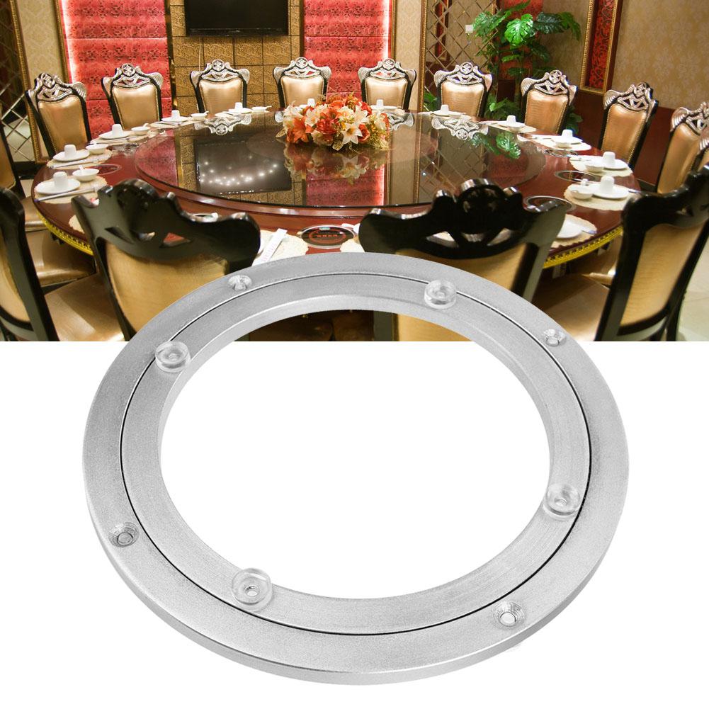 Base Giratoria de Exhibición Redonda de Aleación de Aluminio de 8 Pulgadas