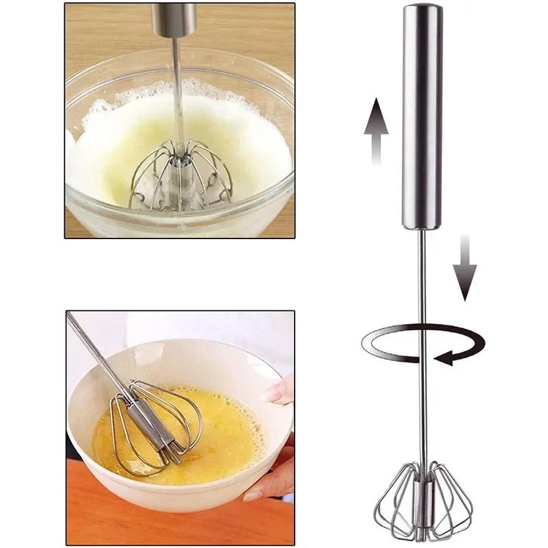 Egg Beater Stainless Steel Hand Mixers for Blending, Whisking, Beating, Premium Kitchen Utensil  kitchen untensils