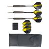 3 Stück Steel Tip Dart Professionelles Metall Dart Set mit Metallschäften und 3 Flights und Darttasche für Enthusiasten