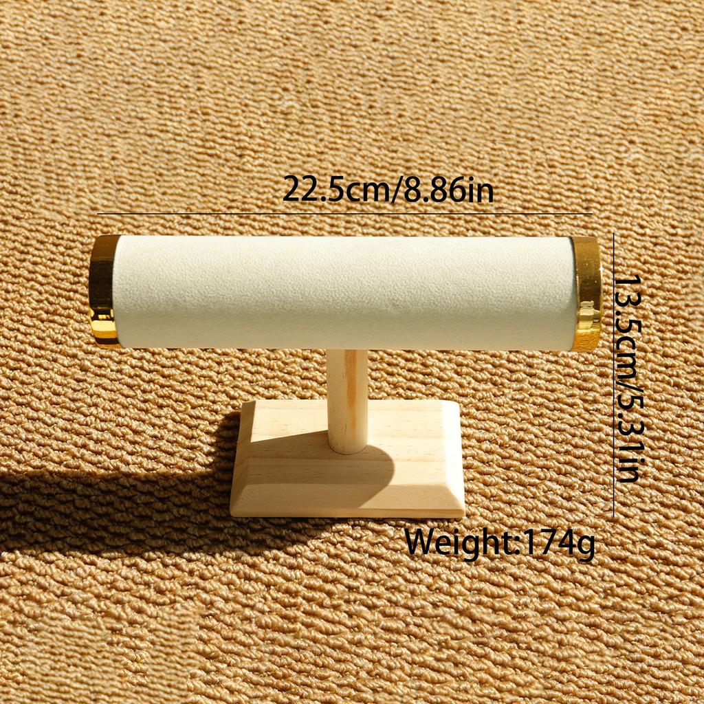 Jewelry Bracelet Display Stand Vertical T Bar Tower Organizer for Hair Band Home Organization Scrunchies Desktop Showcase