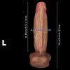 Tekuté silikonové simulační dildo s přísavkou Žena masturbátor Popruh na penis na penis Realistický penis Fisting Slave BDSM