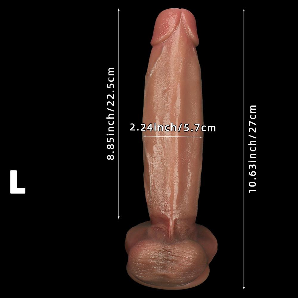 Tekuté silikonové simulační dildo s přísavkou Žena masturbátor Popruh na penis na penis Realistický penis Fisting Slave BDSM