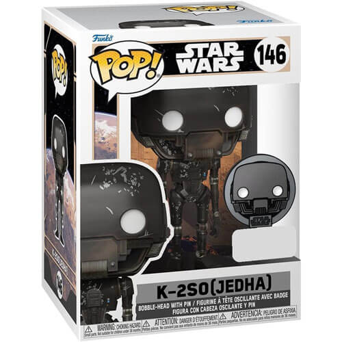 Star Wars Across the Galaxy K-2SO Exc. Pop! Vinyl mit Pin