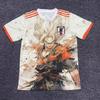 Kurzärmeliges Fußballtrikot inspiriert von der japanischen Nationalmannschaft Anime-Kollaboration Dragon Ball One Piece Naruto