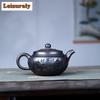 350ml Aesthetic Yixing Purple Clay Teapots Handmade Antique Koi Pot Raw Ore Antique Red Mud Tea Maker Kettle Zisha Tea Set Tea