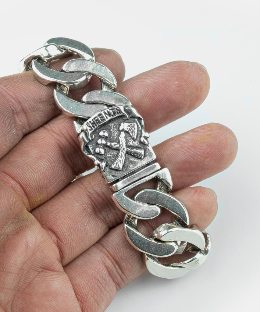 Sheen666 566 Chain Silver Bracelet