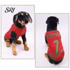 Ademend Huisdier Shirt Voetbalshirt Hond T-shirt Tanktop Mouwloos Zomer Voetbal Mesh Kleding Speldag Outfit voor Kleine Middelgrote Grote Honden
