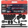 Impact Socket Wrenches 3/4'' 1" 12-point 26pcs