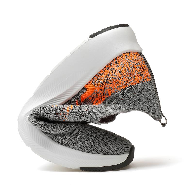 Fashion Lift Man Sneakers Summer Elevator Shoes Height Increase Shoes for Men Mesh Light Breathable 7CM Slip-on Casual Sport Shoes