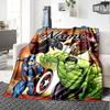 Custom Name Avengers: Infinity War flannel Blanket for Super Soft Cute Comfort Blanket for Travel Bedding Couch Sofa Blanket