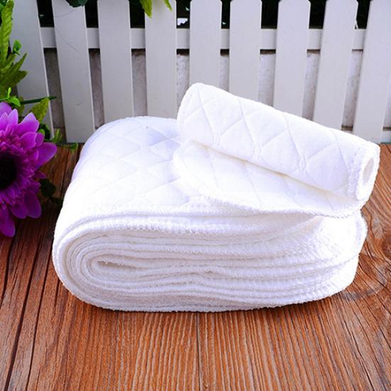 10ks opakovaně použitelných kojeneckých super plenek vložka 3 vrstvy bavlněné vložky do plen