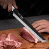 WXCOO Professional Kitchen Knife Japanese Salmon Knife Stainless Steel Fish Fillet Knife for Slicing Sushi Cooking