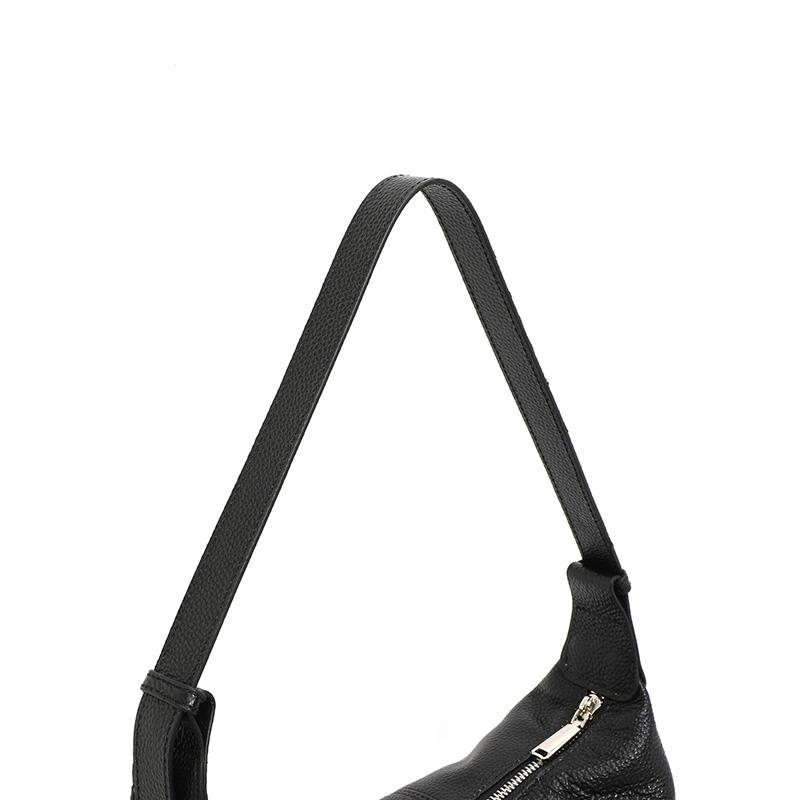 100% Genuine Leather Underarm Women Shoulder Crossbody Bag Large Capacity Half-Mo Women Bags Designer Cowhide Commute Tote Sac