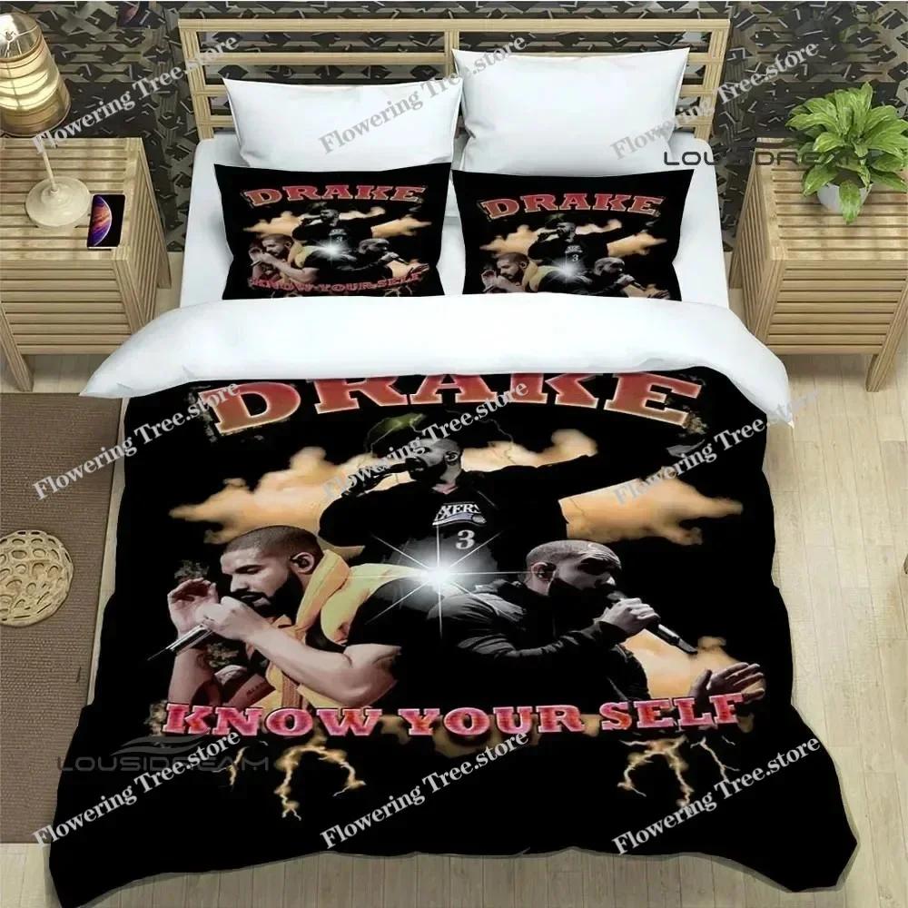 Rapper Drake 3D Printed Bedding Sets Exquisite Bed Supplies Set Duvet Cover Bed Comforter Set Bedding Set Luxury Birthday Gift