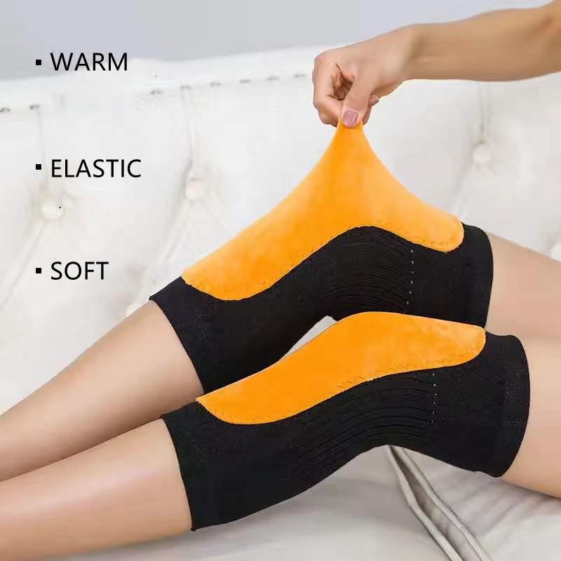 

Durable And Safe 2Pcs Cashmere Wool Knee Pads Support Men Women Winter Leg Knee Warmers Sleeve Wrap Protector For Joint Pain Tendonitis Arthritis XL(80-105kg)