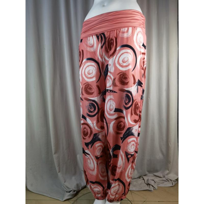 15 Color Women Casual Elastic Waist Plus Size Print Long Trousers Straight Loose Long Pants Haren