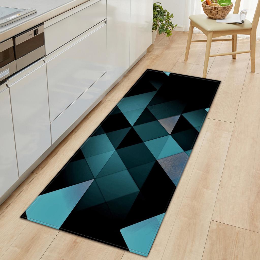Kitchen Geometric Shape Floor Mat Door Mat Carpet Floor Mat