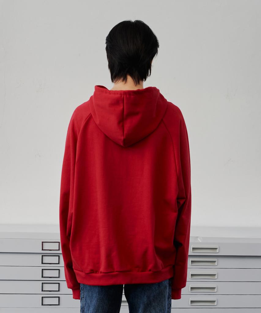 Three Sweepers Vintage Hoodie Red