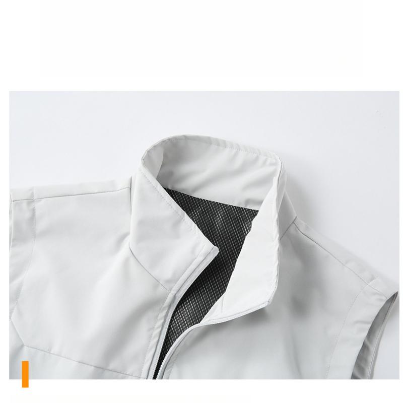 Outdoor Frühling und Herbst Angelweste Herren Locker Bergsteigen Fotografie Weste Jacke Strickjacke Stehkragen Weste Herrenweste