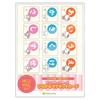 Sanrio Characters Hiragana Magnet Cards - Perfect for the Bath Letter Mug, Alphabetical, Alphabetical, 90 Pieces