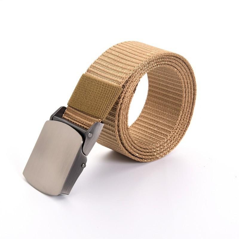 Alloy Buckle Nylon Casual Belt Tactical Belt Woven Inner Belt Men'S And Women'S Belts Outdoor Training Pants Belt