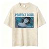 Anime Perfect Blue Mima Kirigoe Vintage Washed TShirt Men Women Clothing Fashion Aesthetic Short Sleeve Oversized T Shirts Tops