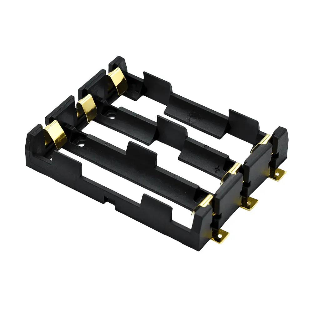 1x2x3x4x 18650 SMT Battery Holder 18650 3.7V SMD Battery Box Storage Case Container Power Bank With Bronze Pins Rechargeable SMT