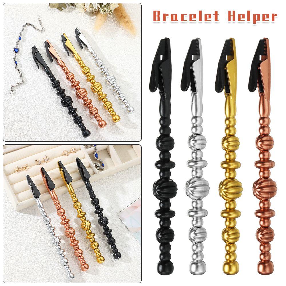 

Crafts Adjustment Clasps Bracelet Helper Fastening Aid Jewelry Helper Unfasten Bracelets Watches Silver