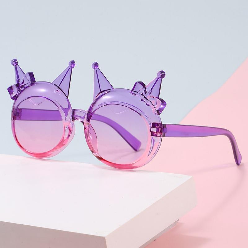 New Children's Transparent and Cute Eyeglasses Sunshade Glasses Fashion Boys and Girls Sunglasses UV400 Eyewear