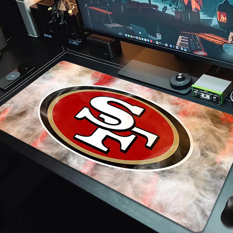 San Francisco 49ers2 Print Cushion Non-slip Laptop Tablet Big Mousepad XXL Mat Mini PC Playmat With Lock edge