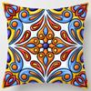 Colorful National Floral Antique Porcelain Print Pillowcase Comfortable Sofa Car Seat Cushion Cover Bohemian Hippie Home Decor