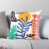Matisse Bright Boho Botanical Square Pillowcase Polyester Linen Velvet Creative Zip Decor Throw Pillow Case Room Cushion Cover