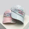 Plaid Letter Embroidery Floral Baseball Hats Breathable New Unisex Sweet Sunshade Korean Versatile Peaked Caps Fashion Outdoor